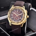 AAA Replica Watch Patek Philippe Aquanaut Engraving Watch Brown Gradient Dial 42mm